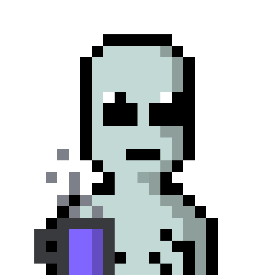 Alien, GMigos 1/1 pixel portrait