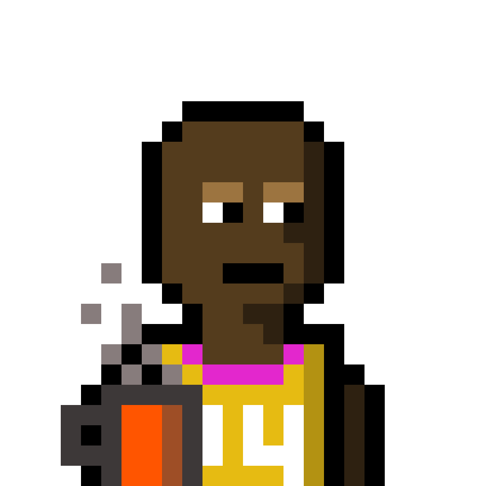 Mamba, GMigos 1/1 pixel portrait