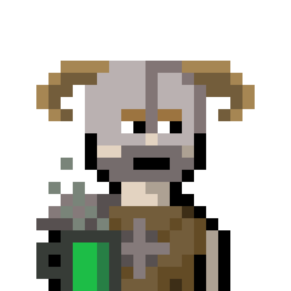 Valhalla, GMigos 1/1 pixel portrait